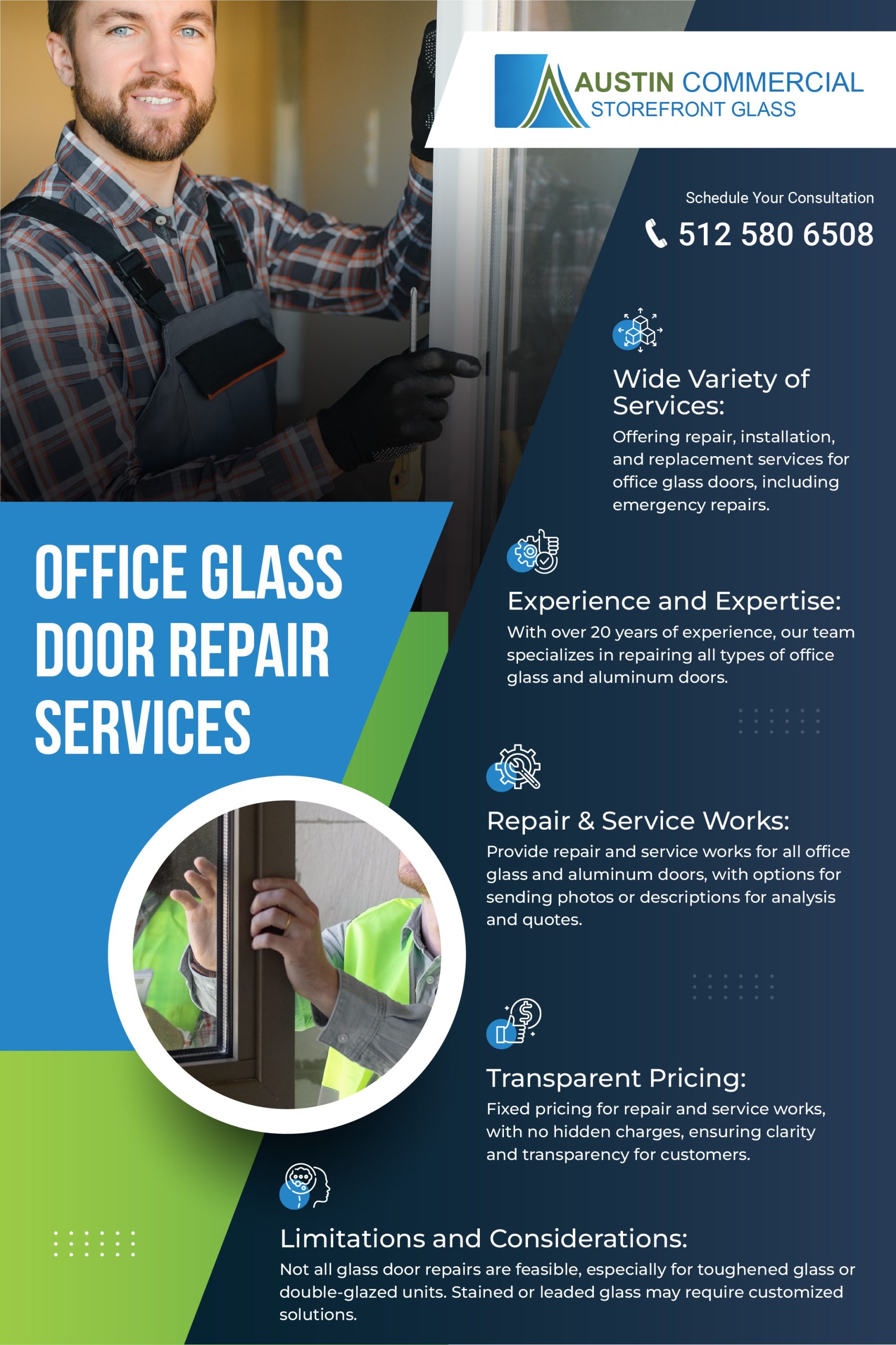 02.08- Services- Office Glass Door Repair-01